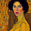 AI Generated Image in style of Portrait in the style of Gustav Klimt