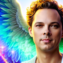 AI Generated Image in style of Golden Angel