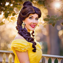 AI Generated Image in style of Princess Belle