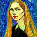 AI Generated Image in style of Portrait in the style of Vincent van Gogh