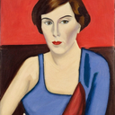 AI Generated Picture in Style of Portrait in the style of Tamara de Lempicka