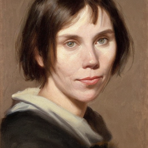 Sample of AI Generated Picture in style of Portrait in the style of William Sidney Mount