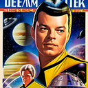 AI Generated Picture in Style of Start Trek Poster