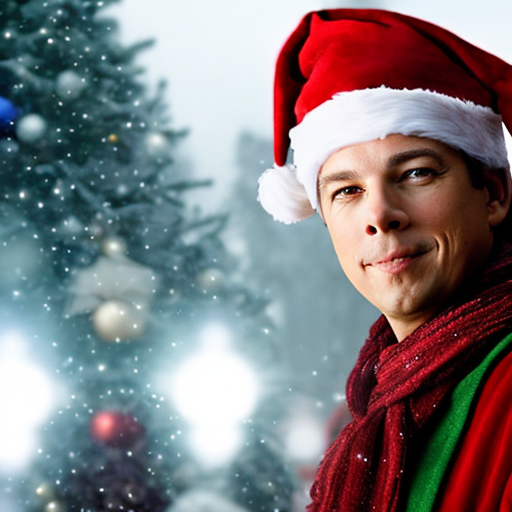 Sample of AI Generated Picture in style of Christmas Elf