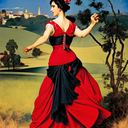AI Generated Image in style of Flamenco