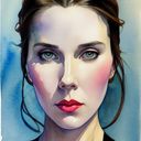 AI Generated Image in style of Watercolor Portrait