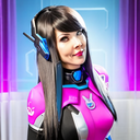 AI Generated Picture in Style of D.VA Portrait