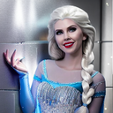 AI Generated Image in style of Princess Elsa