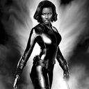 AI Generated Image in style of Black Widow