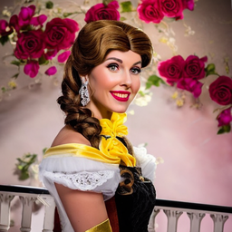 Sample of AI Generated Picture in style of Princess Belle