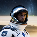 AI Generated Picture in Style of Interstellar