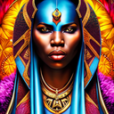 AI Generated Image in style of African Shaman