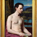AI Generated Image in style of Portrait in the style of Artemisia Gentileschi