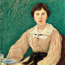 AI Generated Picture in Style of Portrait in the style of Claude Monet