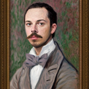 AI Generated Image in style of Portrait in the style of Claude Monet