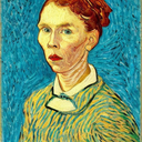 AI Generated Picture in Style of Portrait in the style of Vincent van Gogh