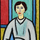 AI Generated Picture in Style of Portrait in the style of Pablo Picasso