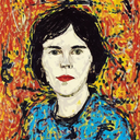 AI Generated Image in style of Portrait in the style of Jackson Pollock