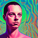 AI Generated Image in style of Psychedelic Portrait