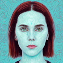 AI Generated Picture in Style of Psychedelic Portrait