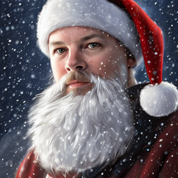 Sample of AI Generated Picture in style of Santa Claus