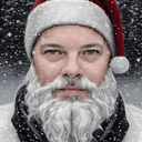 AI Generated Picture in Style of Santa Claus